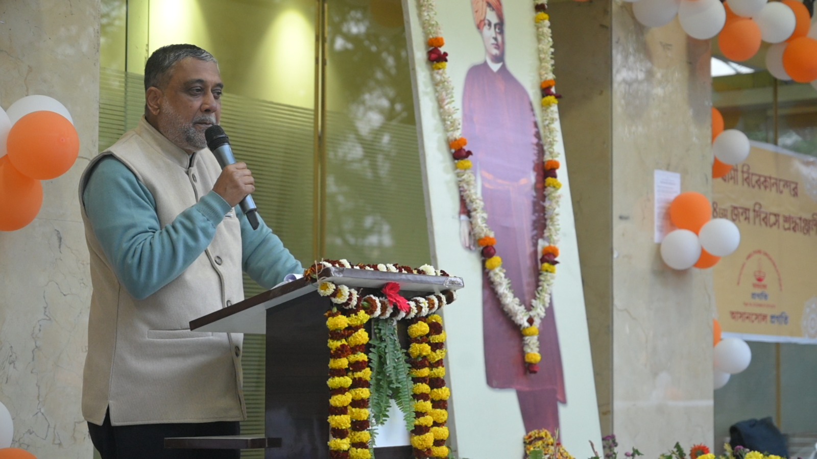 Volunteers at a charity drive