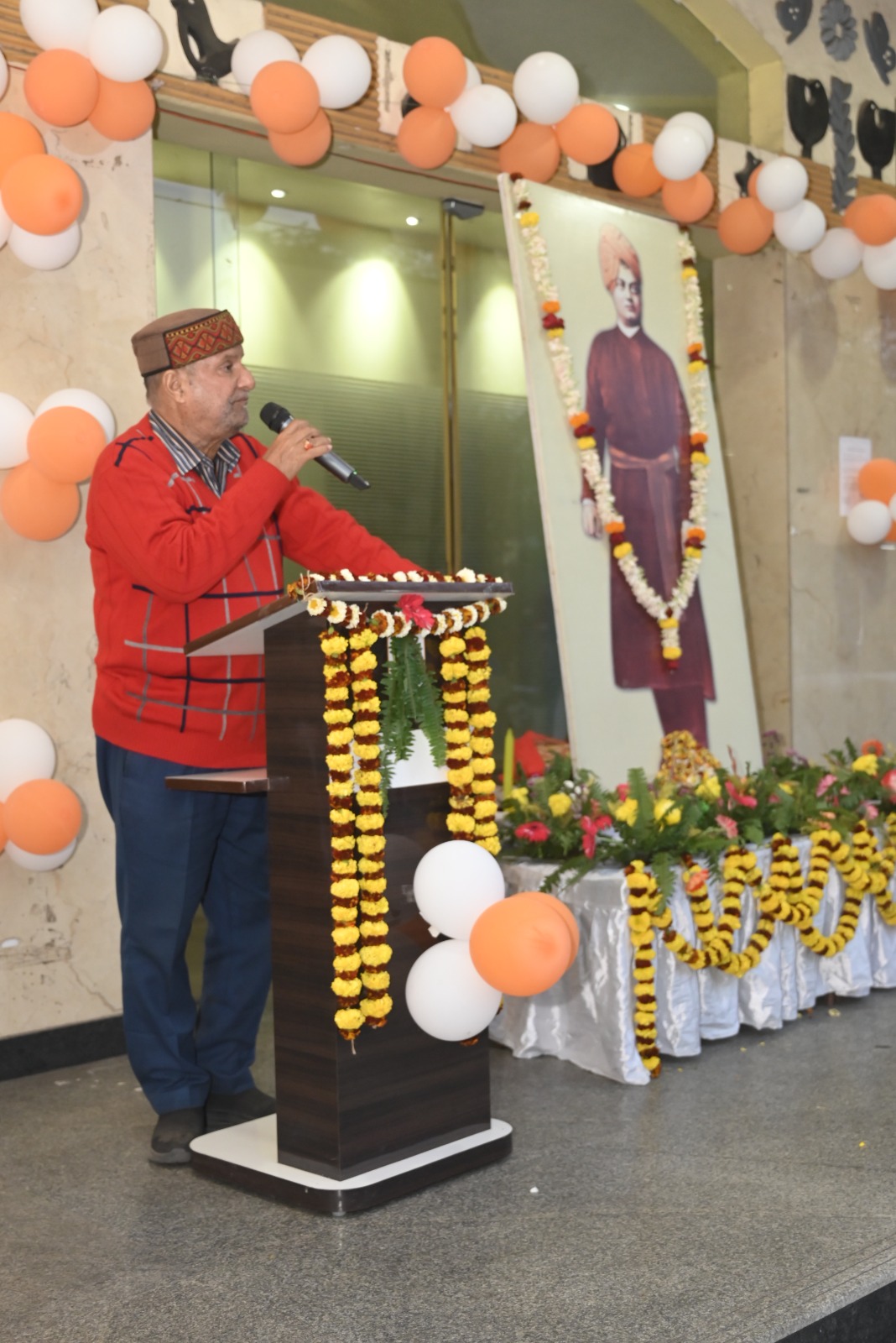 Volunteers at a charity drive