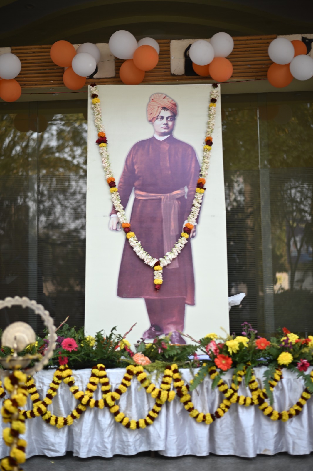 Volunteers at a charity drive