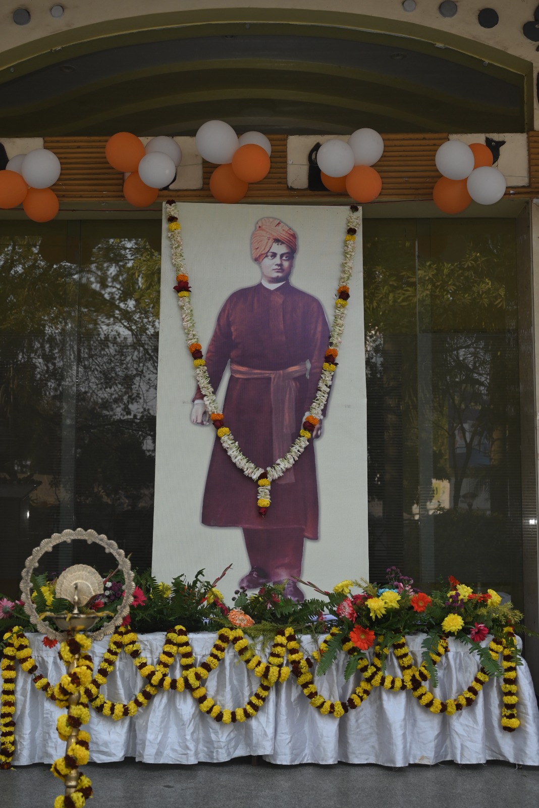 Volunteers at a charity drive