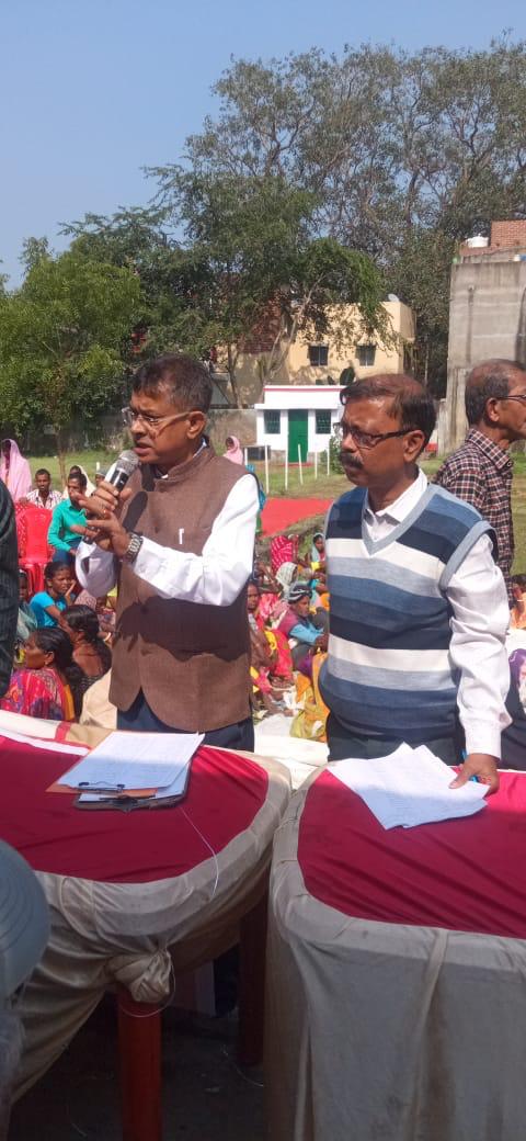 Volunteers at a charity drive