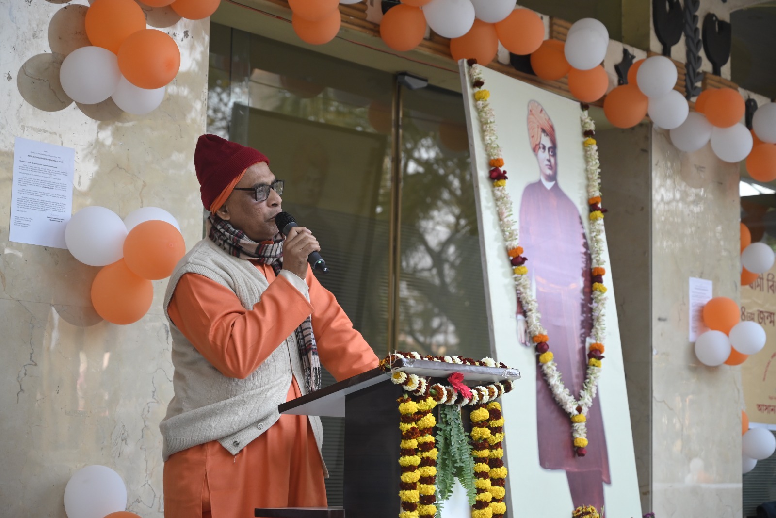 Volunteers at a charity drive