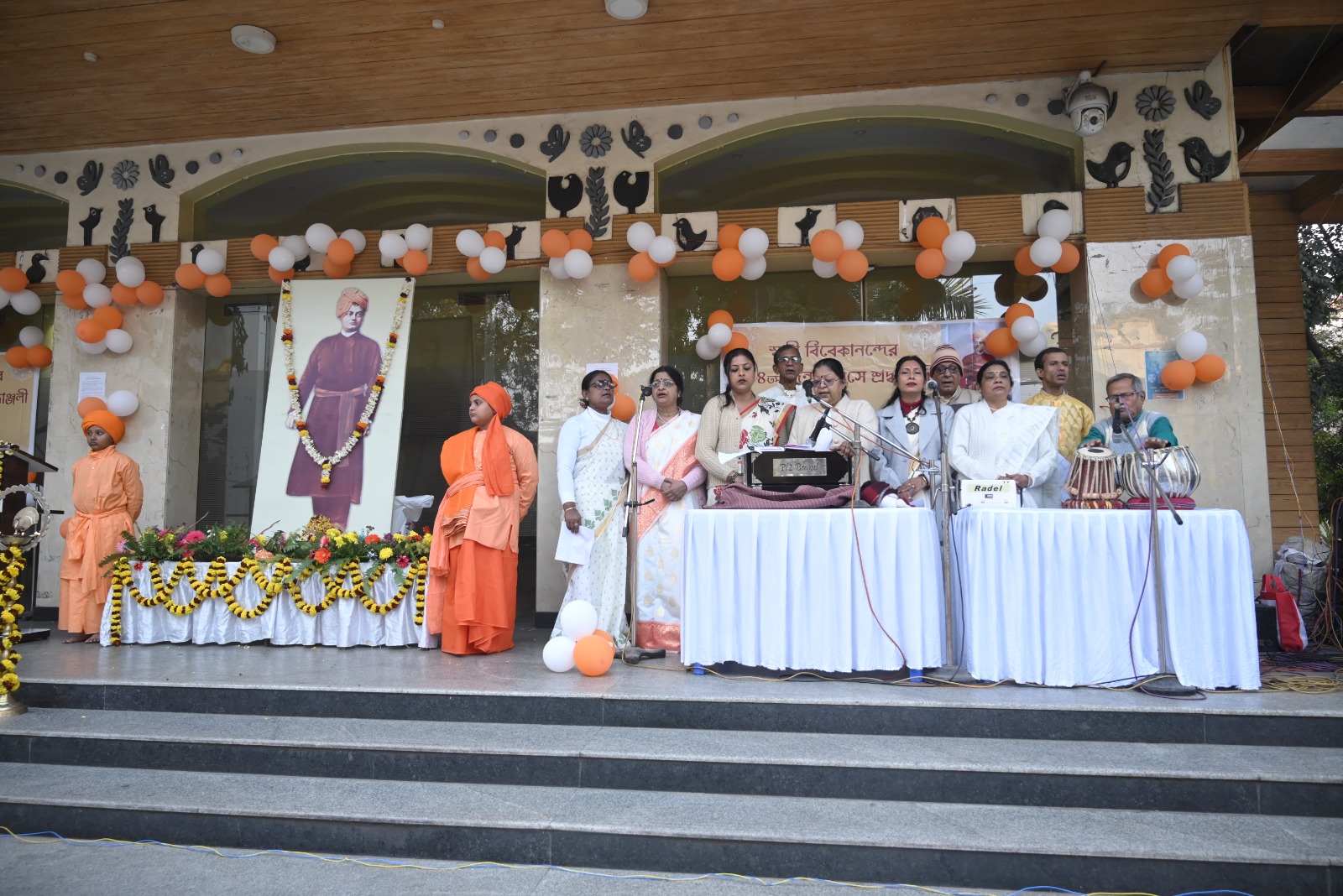 Volunteers at a charity drive