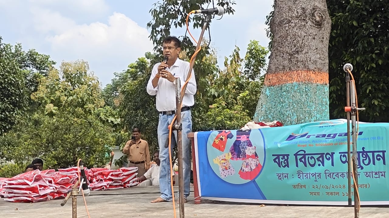 Volunteers at a charity drive