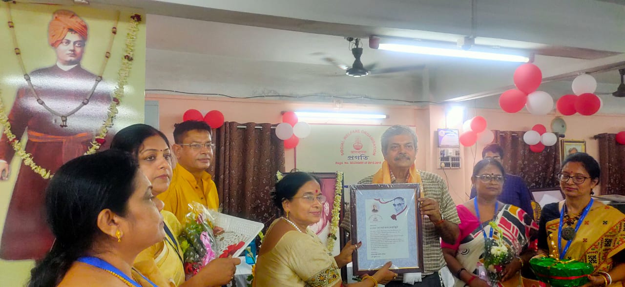 Volunteers at a charity drive