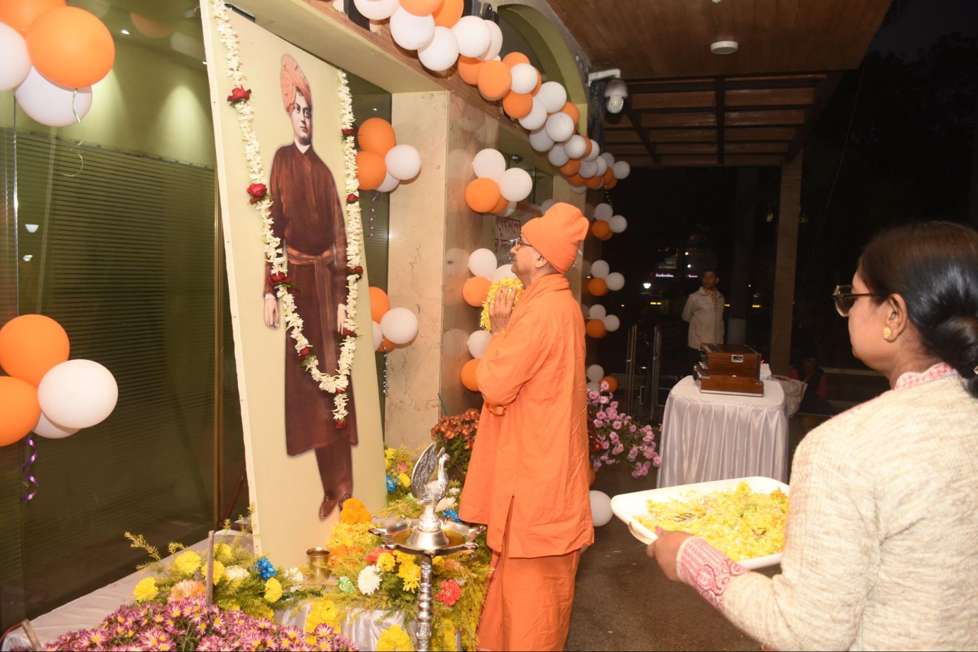 Volunteers at a charity drive