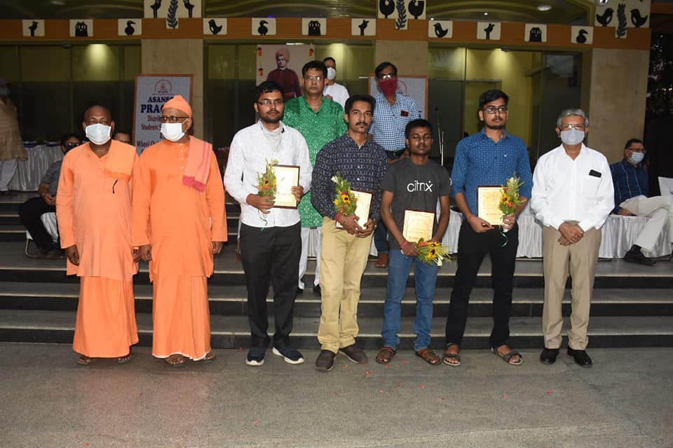 Volunteers at a charity drive