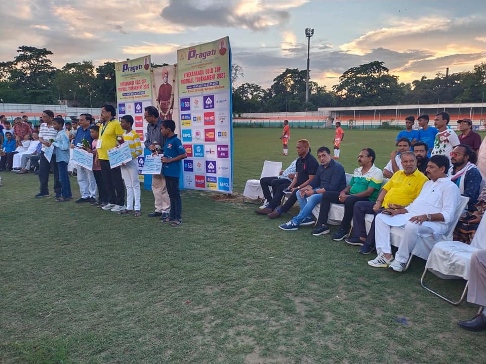 Volunteers at a charity drive